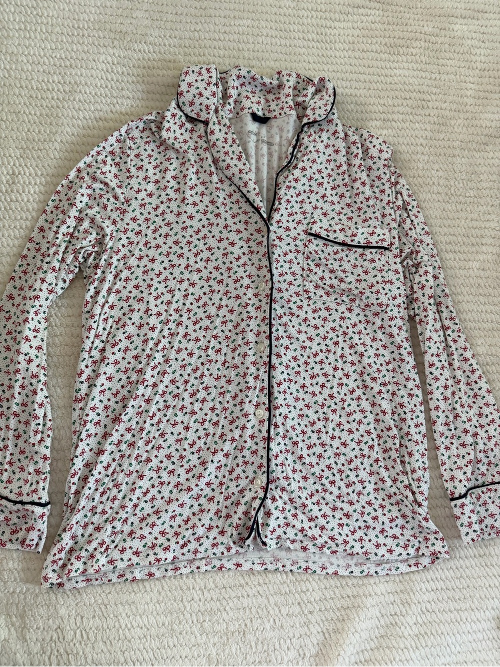 Aerie Holiday PJ Top